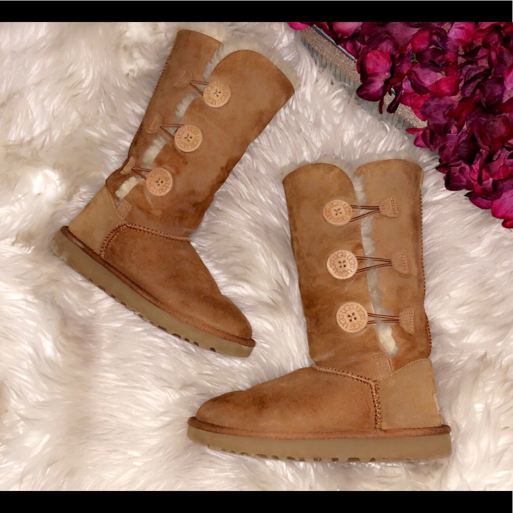 Ugg Tall Bailey Button Chestnut Boot - image 2